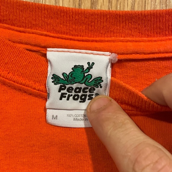 Peace Frog Size Medium T shirt - Picture 3 of 4